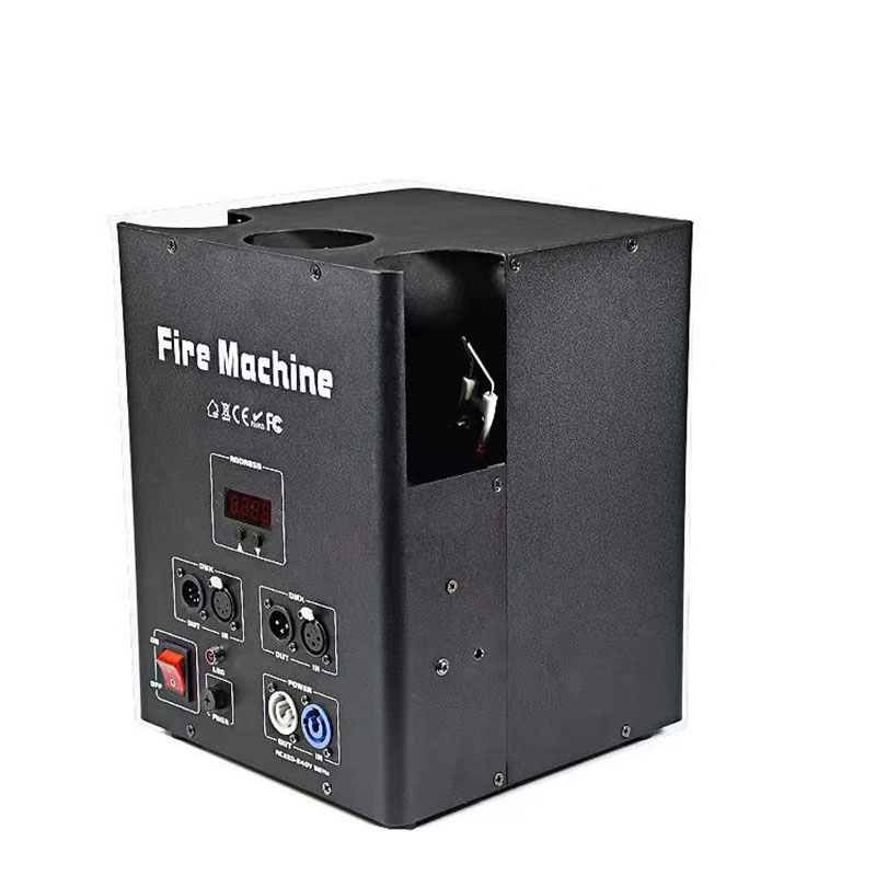 Disco stage 3Head Flame Machine 180W DMX concert and  Stage Effect Fire Machine