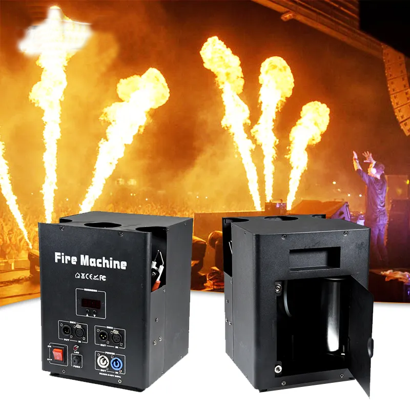 Disco stage 3Head Flame Machine 180W DMX concert and Stage Effect Fire Machine Disco stage 3Head Flame Machine 180W DMX concert and Stage Effect Fire Machine