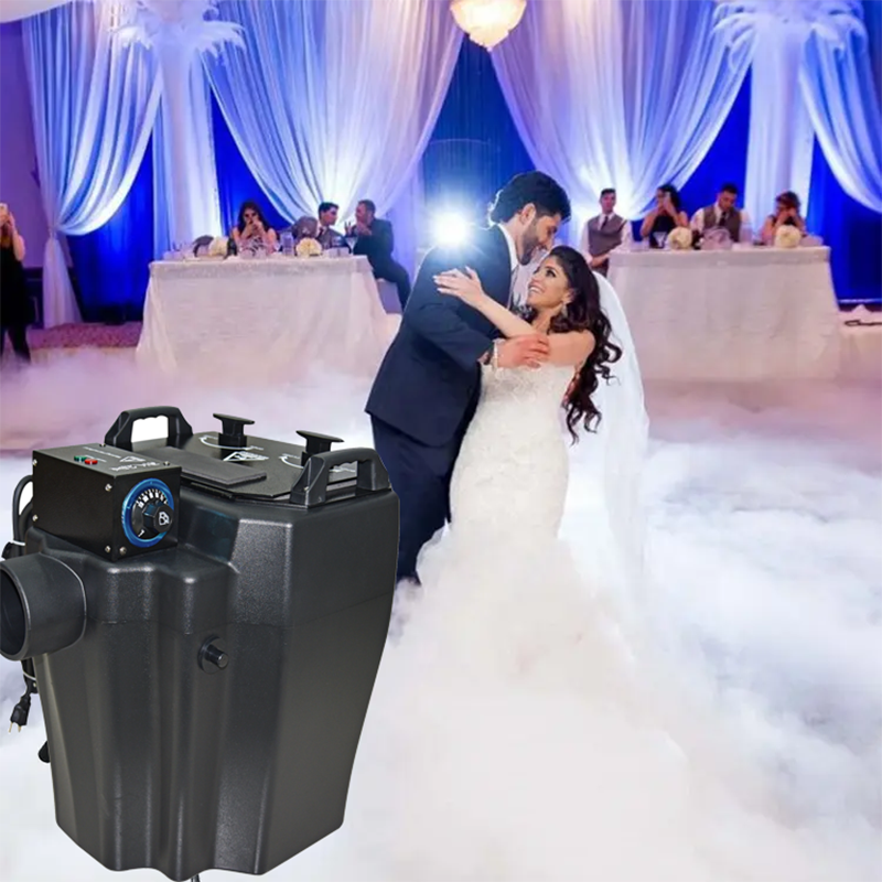 Party Festival Stage Low Lying Fog Machine 6000W Wedding Dry Ice Fog Machine