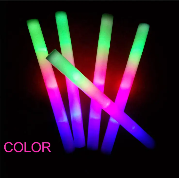 3 Modes Flashing LED Light Sticks for Weddings Concerts Christmas Halloween Party Supplies Foam Glow Sticks Bulk Light-up Toys 3 Modes Flashing LED Light Sticks for Weddings Concerts Christmas Halloween Party Supplies Foam Glow Sticks Bulk Light-up Toys