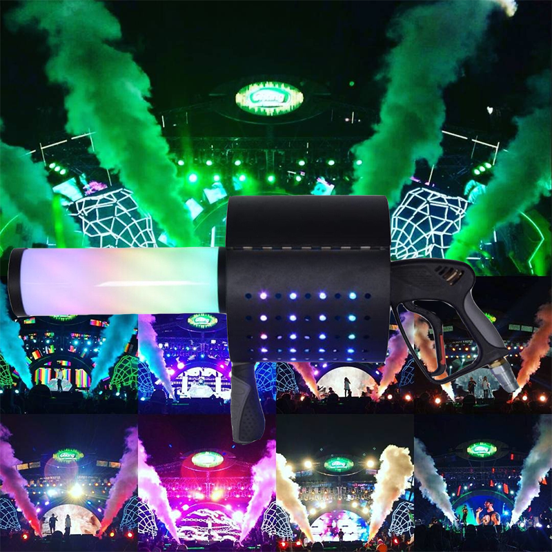 Handheld LED CO2 Confetti gun DJ Hand co2 Shooter Cryo CO2 Jet Light cannon Dj Equipment Wedding Stage Effect Handheld LED CO2 Confetti gun DJ Hand co2 Shooter Cryo CO2 Jet Light cannon Dj Equipment Wedding Stage Effect