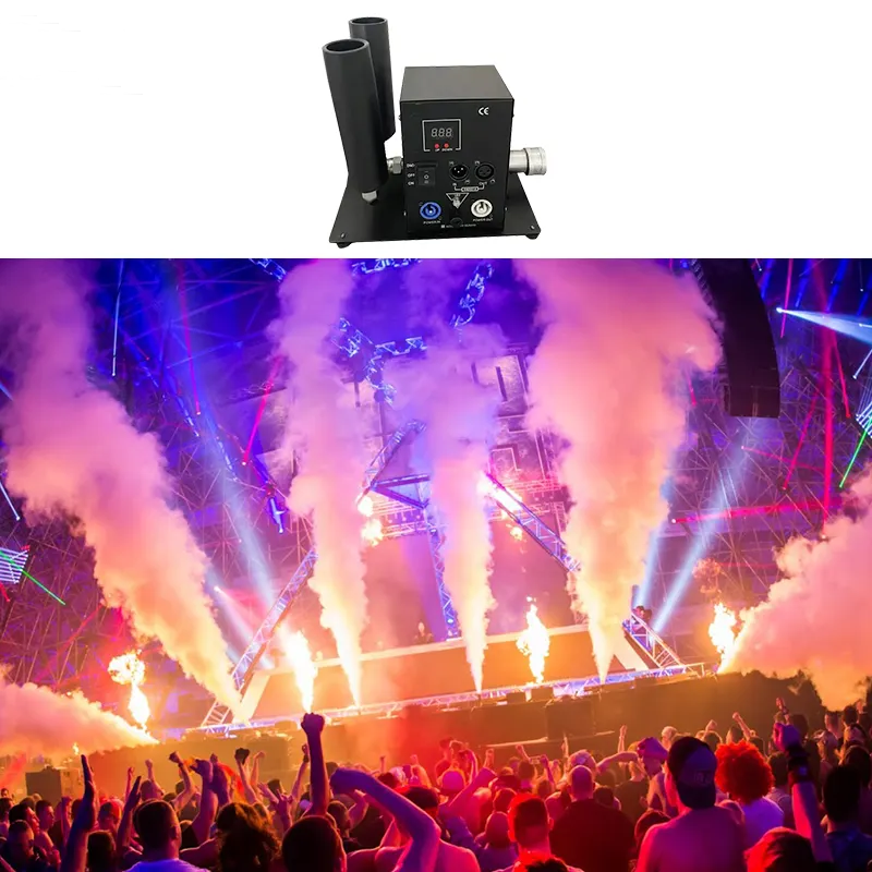 co2 jet machine CO2 column machine with double tube LCD display special effect stage machine co2 jet machine CO2 column machine with double tube LCD display special effect stage machine