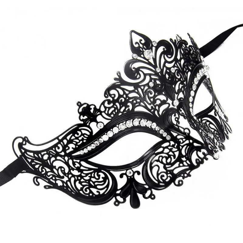 Diamond Metal 011B Eco-friendly Masquerade Christmas Party Masks Disny Princesas Halloween Mask Party