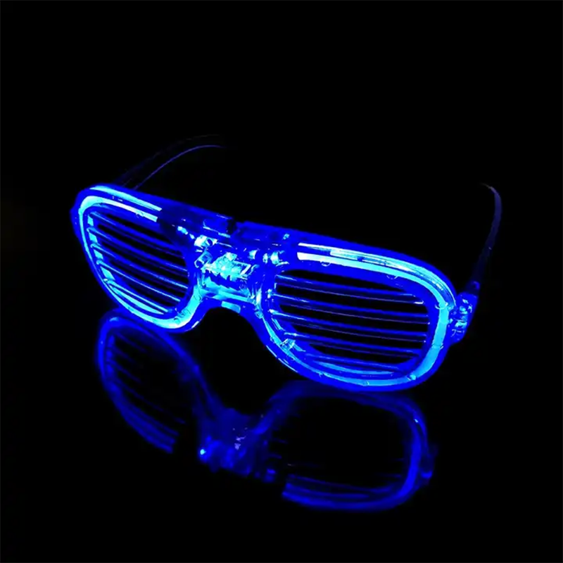 Luminous Plastic Party Decoration Kids Adult Flashing Colored Favor Light Up Glowing Toys Shutter Shades Neon Led Glasses Luminous Plastic Party Decoration Kids Adult Flashing Colored Favor Light Up Glowing Toys Shutter Shades Neon Led Glasses