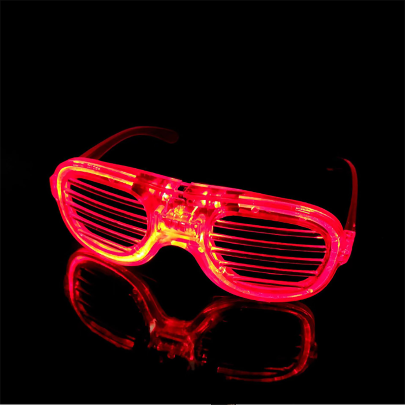 Luminous Plastic Party Decoration Kids Adult Flashing Colored Favor Light Up Glowing Toys Shutter Shades Neon Led Glasses Luminous Plastic Party Decoration Kids Adult Flashing Colored Favor Light Up Glowing Toys Shutter Shades Neon Led Glasses