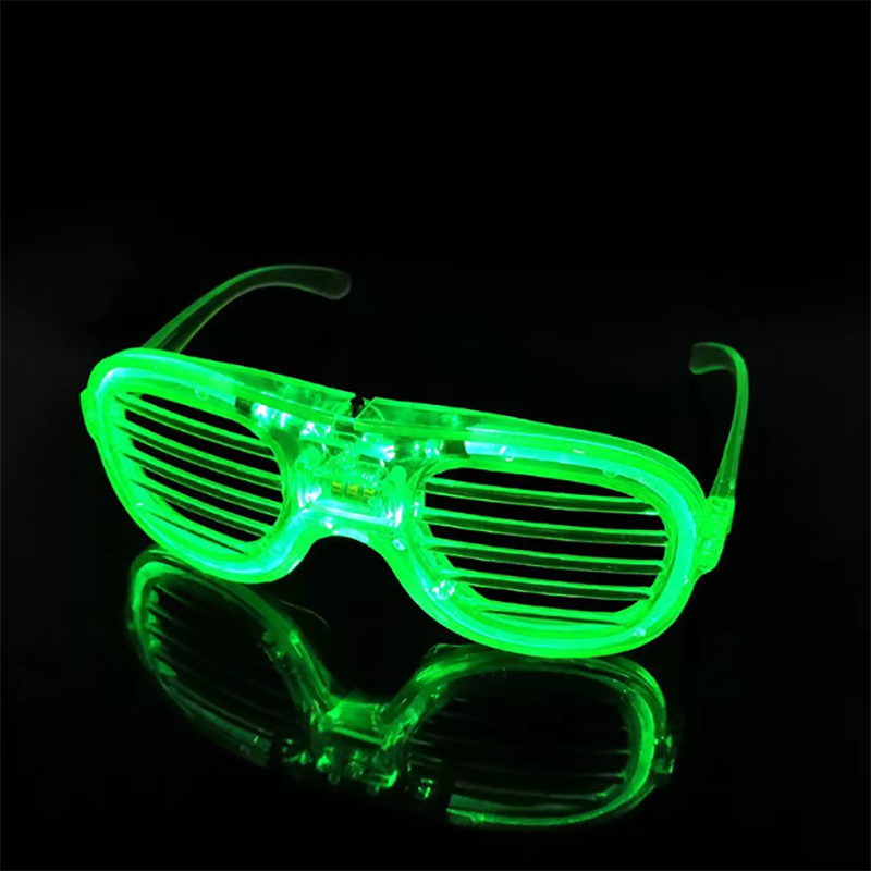 Luminous Plastic Party Decoration Kids Adult Flashing Colored Favor Light Up Glowing Toys Shutter Shades Neon Led Glasses Luminous Plastic Party Decoration Kids Adult Flashing Colored Favor Light Up Glowing Toys Shutter Shades Neon Led Glasses