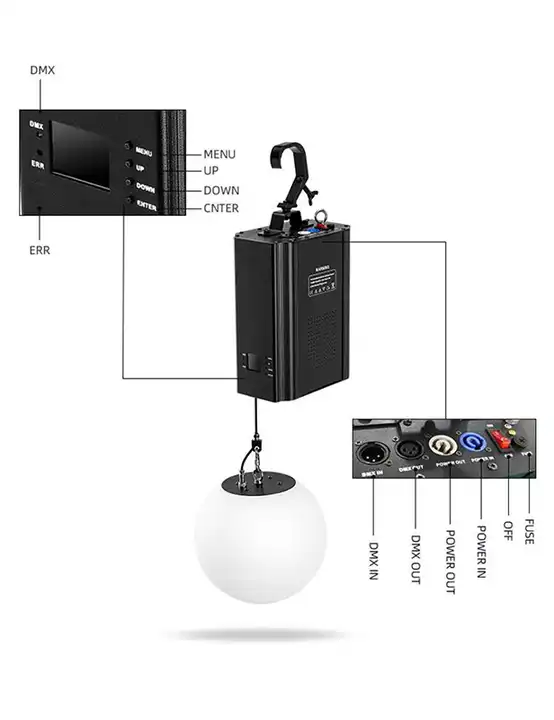 Led Matrix Light DMX 512 control Kinetic system LED lifting ball Stage lighting LED Winch Ball Dmx 3D Ball Kinetic light Led Matrix Light DMX 512 control Kinetic system LED lifting ball Stage lighting LED Winch Ball Dmx 3D Ball Kinetic light