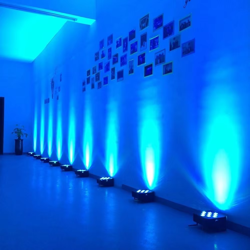 6in1 Rgbaw UV Wireless Battery Powered Luces DJ Flat LED PAR Light Uplights with Wireless DMX Control 6in1 Rgbaw UV Wireless Battery Powered Luces DJ Flat LED PAR Light Uplights with Wireless DMX Control