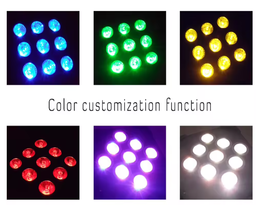 6in1 Rgbaw UV Wireless Battery Powered Luces DJ Flat LED PAR Light Uplights with Wireless DMX Control 6in1 Rgbaw UV Wireless Battery Powered Luces DJ Flat LED PAR Light Uplights with Wireless DMX Control