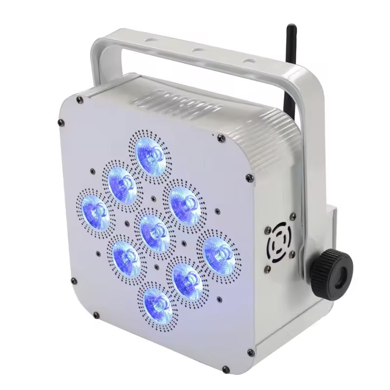 6in1 Rgbaw UV Wireless Battery Powered Luces DJ Flat LED PAR Light Uplights with Wireless DMX Control 6in1 Rgbaw UV Wireless Battery Powered Luces DJ Flat LED PAR Light Uplights with Wireless DMX Control