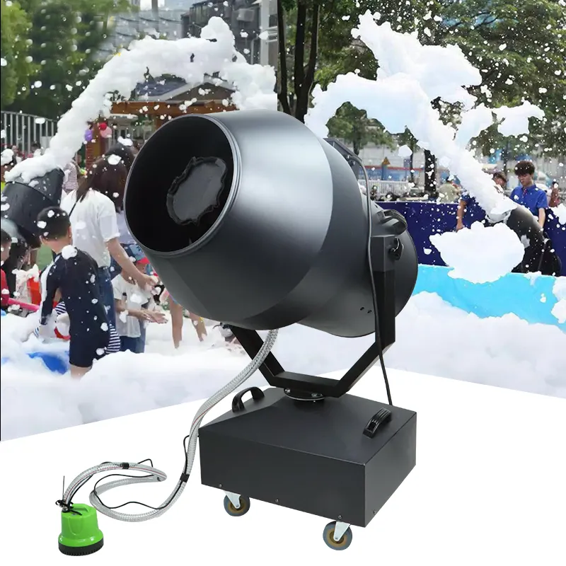 Outdoor Stage Rental Large Foam Machine Moving Head Spraying Foam Machine 3000W Shake Head Spray Foam Machine