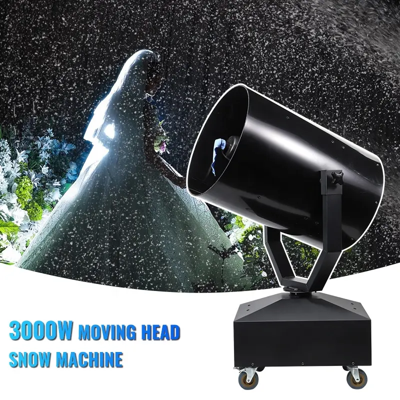 Making Outdoor Moving Head Snow Machine Indoor Stage Effect Making Artificial 3000W Snow Machine for Festival Party Making Outdoor Moving Head Snow Machine Indoor Stage Effect Making Artificial 3000W Snow Machine for Festival Party