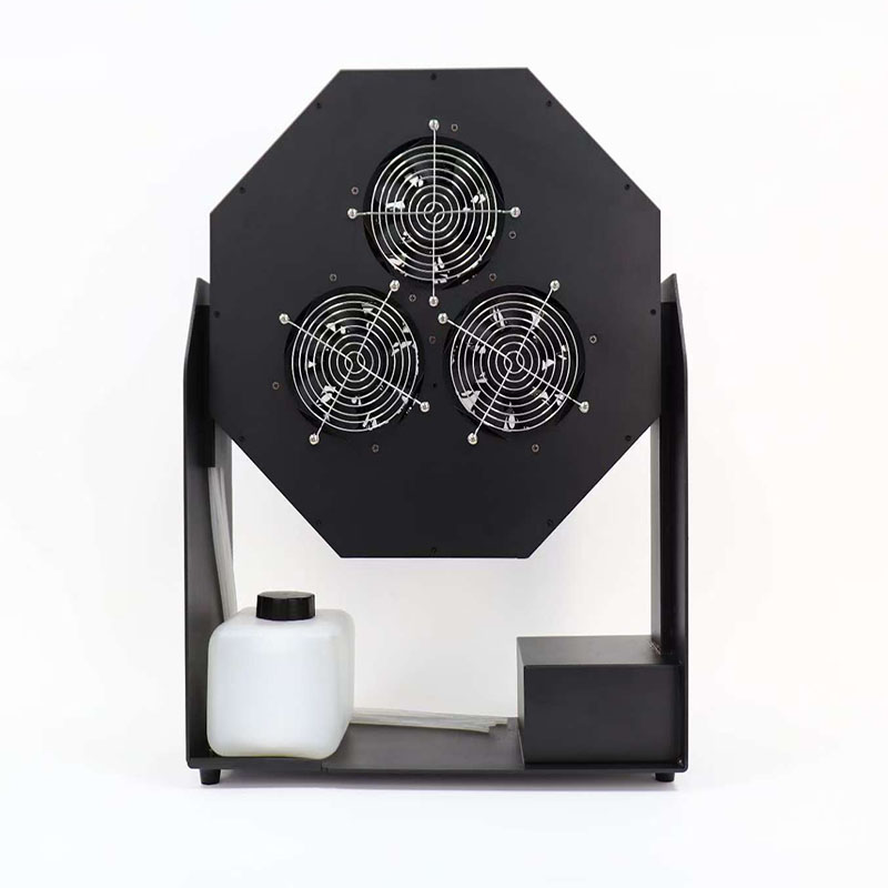 3 Output 120W Led Black Bubble Machine 12*8W Storm Bubble Machine Weddings Bubble Machine for Disco Party