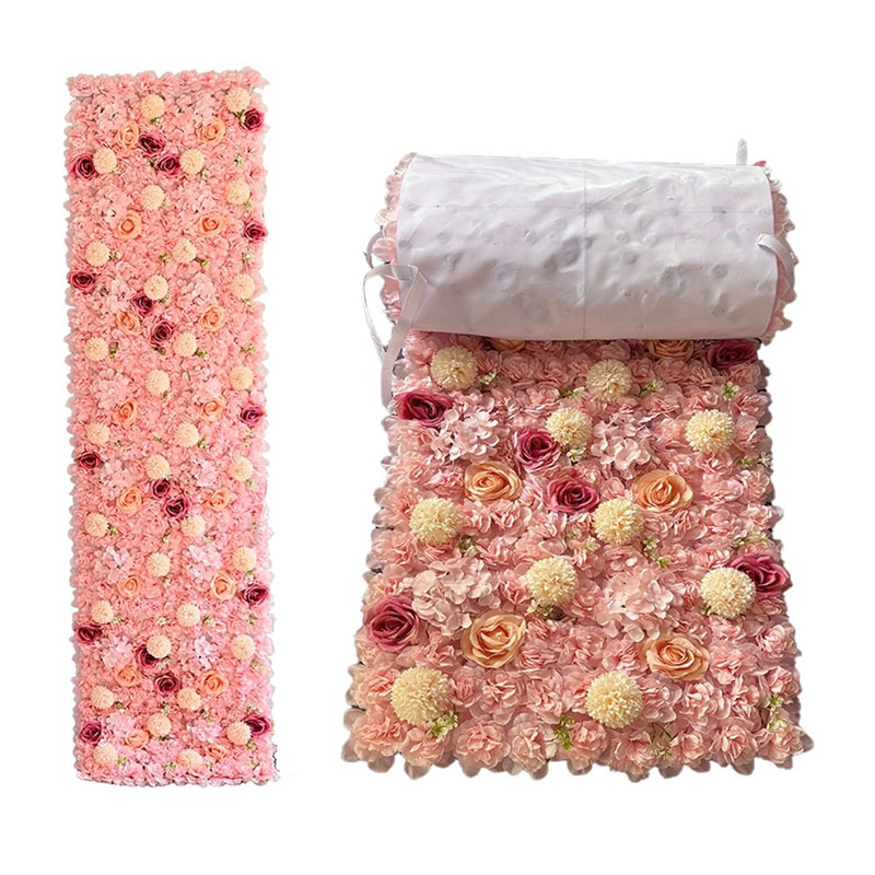Simulation fabric flower wall cloth base rose colored flower wall wedding decoration event background decoration wall shopping mall window three-dimensional background wall