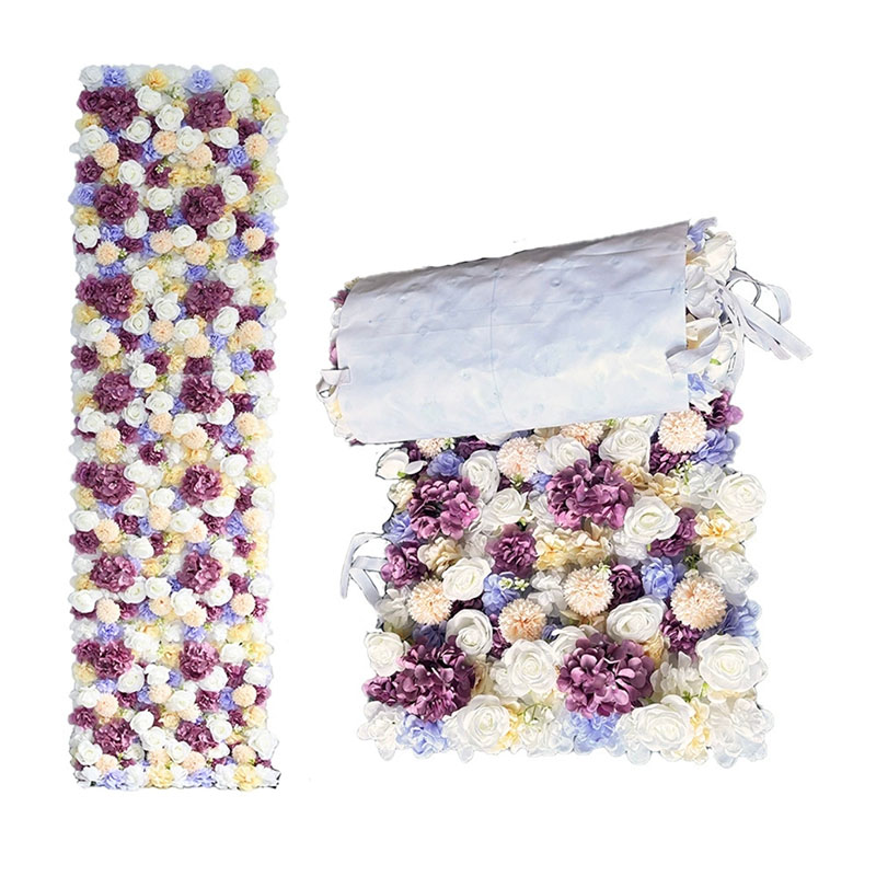 Simulation fabric flower wall cloth base rose colored flower wall wedding decoration event background decoration wall shopping mall window three-dimensional background wall