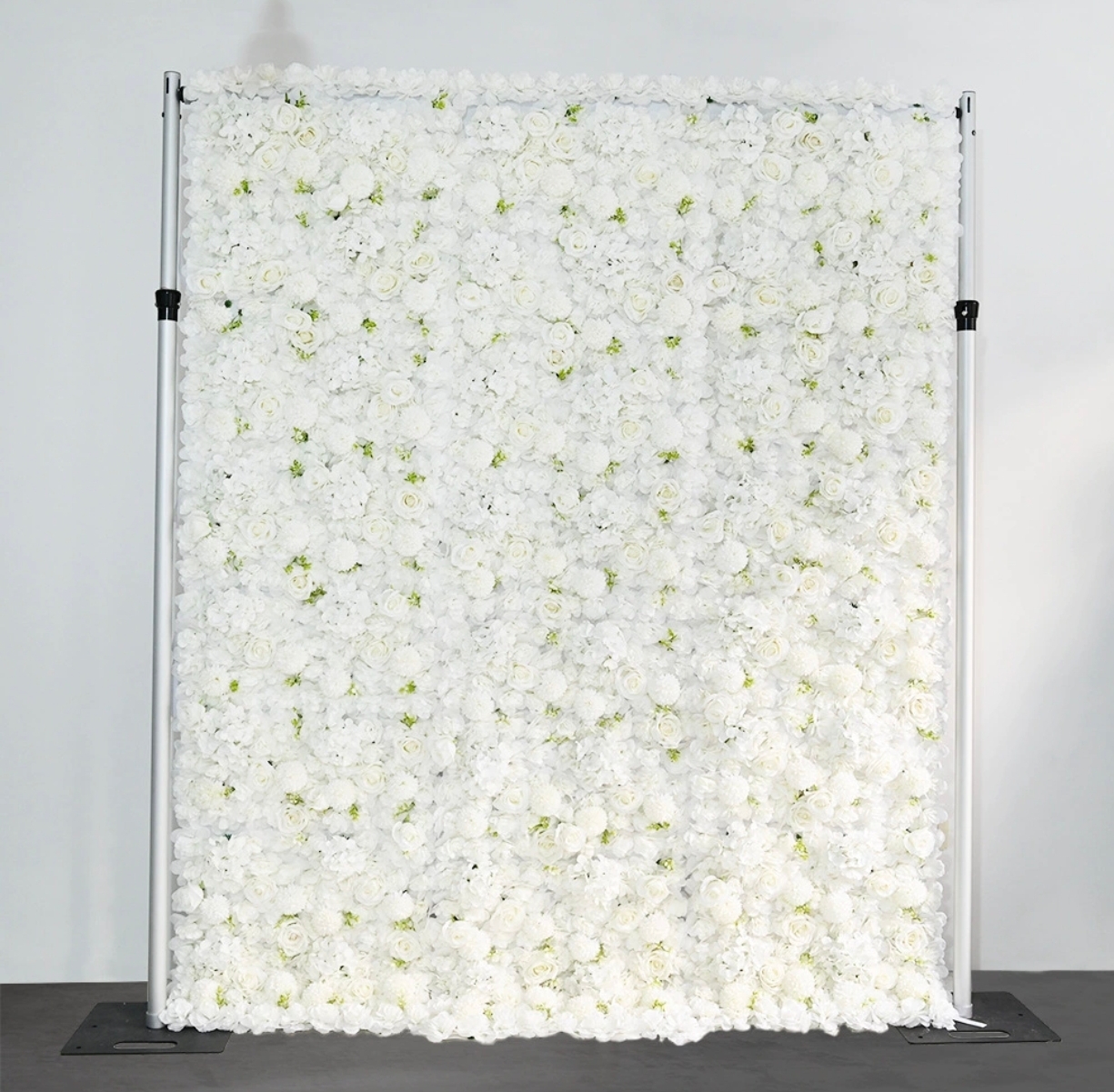 Simulation fabric flower wall cloth base rose colored flower wall wedding decoration event background decoration wall shopping mall window three-dimensional background wall