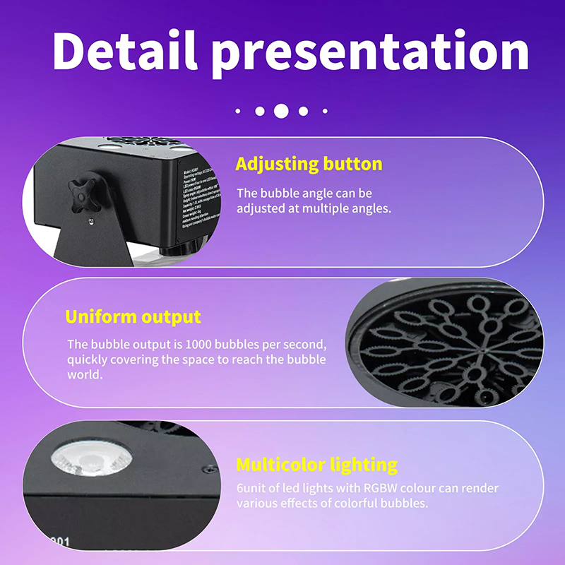 90W new coming Hot sales factory price stage special RGB colorchanging bubble machines for DJ and concert 90W new coming Hot sales factory price stage special RGB colorchanging bubble machines for DJ and concert